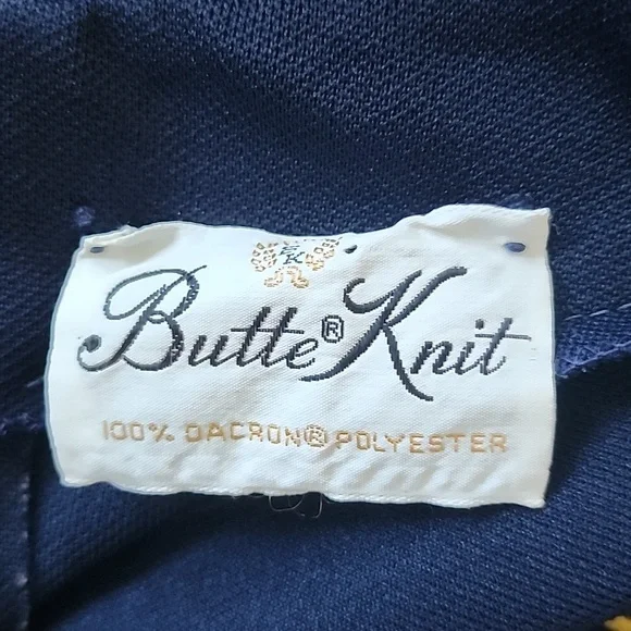 Butte Knit Vintage navy/green/orange/yellow stripe no sleeve maxi dress - Picture 5 of 7